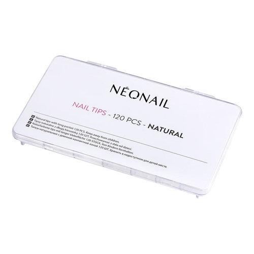 NeoNail Natural Tips for Gel and Acrylic Nails 120 Pieces