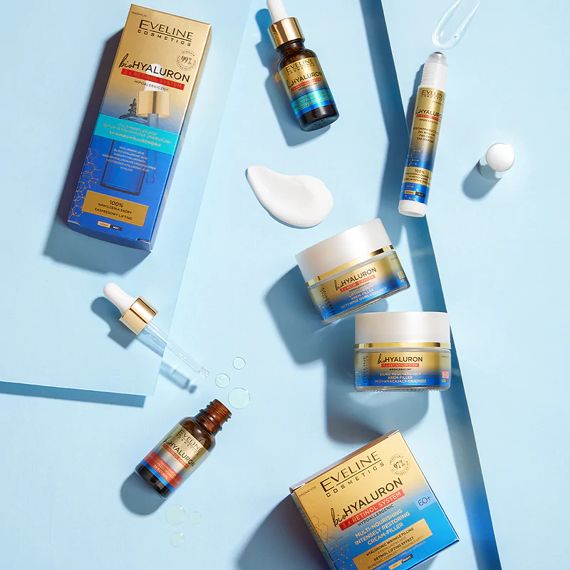 Eveline BioHyaluron 3x Retinol System Multinawilżające Serum Wypełniające Zmarszczki 18ml