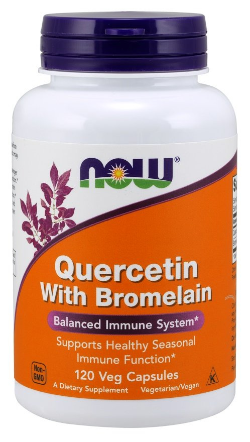 Now Foods Quercetin with Bromelain Wsparcie Odporności 120 Kapsułek