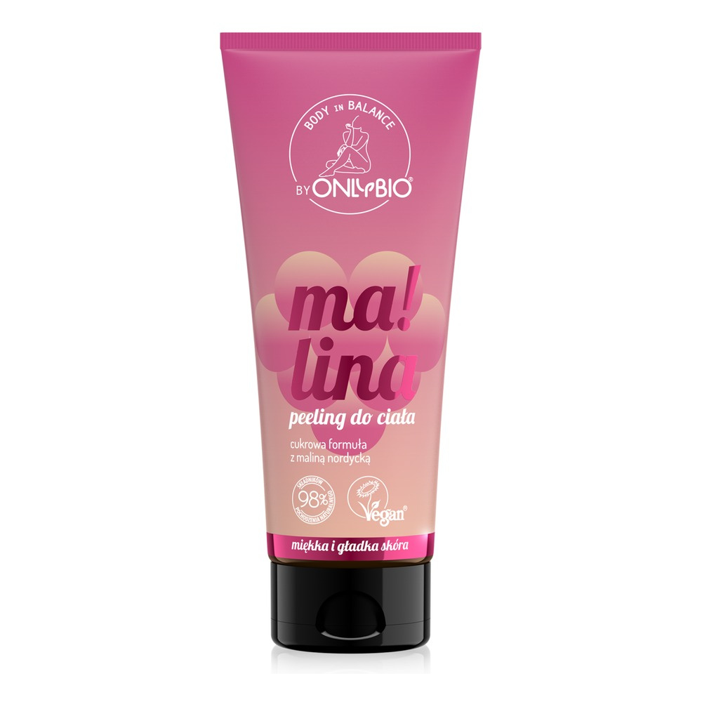 OnlyBio Sugar Body Scrub with Nordic Raspberry 200ml