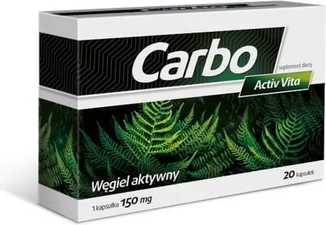 Carbo Activ Vita Węgiel Aktywny 20 Sztuk