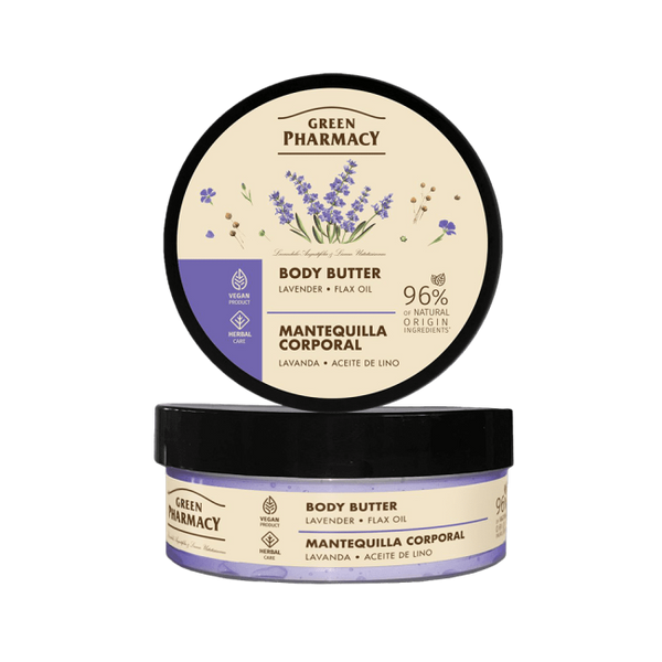 Green Pharmacy Lavender and Linseed Oil Body Butter 200ml