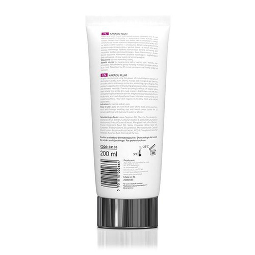 Apis Professional Kakadu Plum Śliwkowa Maska dla Skóry Suchej i Wrażliwej 200ml