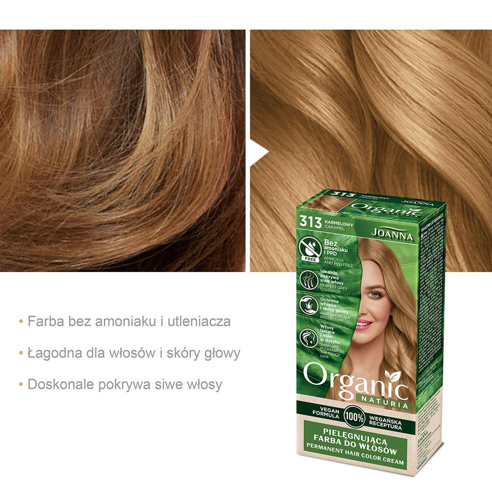 Joanna Organic Vegan Farba Nr 313 Karmel 1 Sztuka