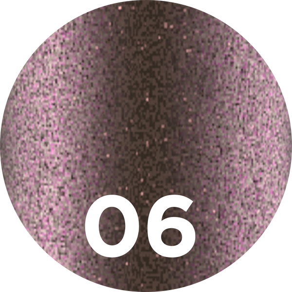 Eveline Choco Glamour Wodoodporne Cienie w Płynie Nr 06 6,5ml