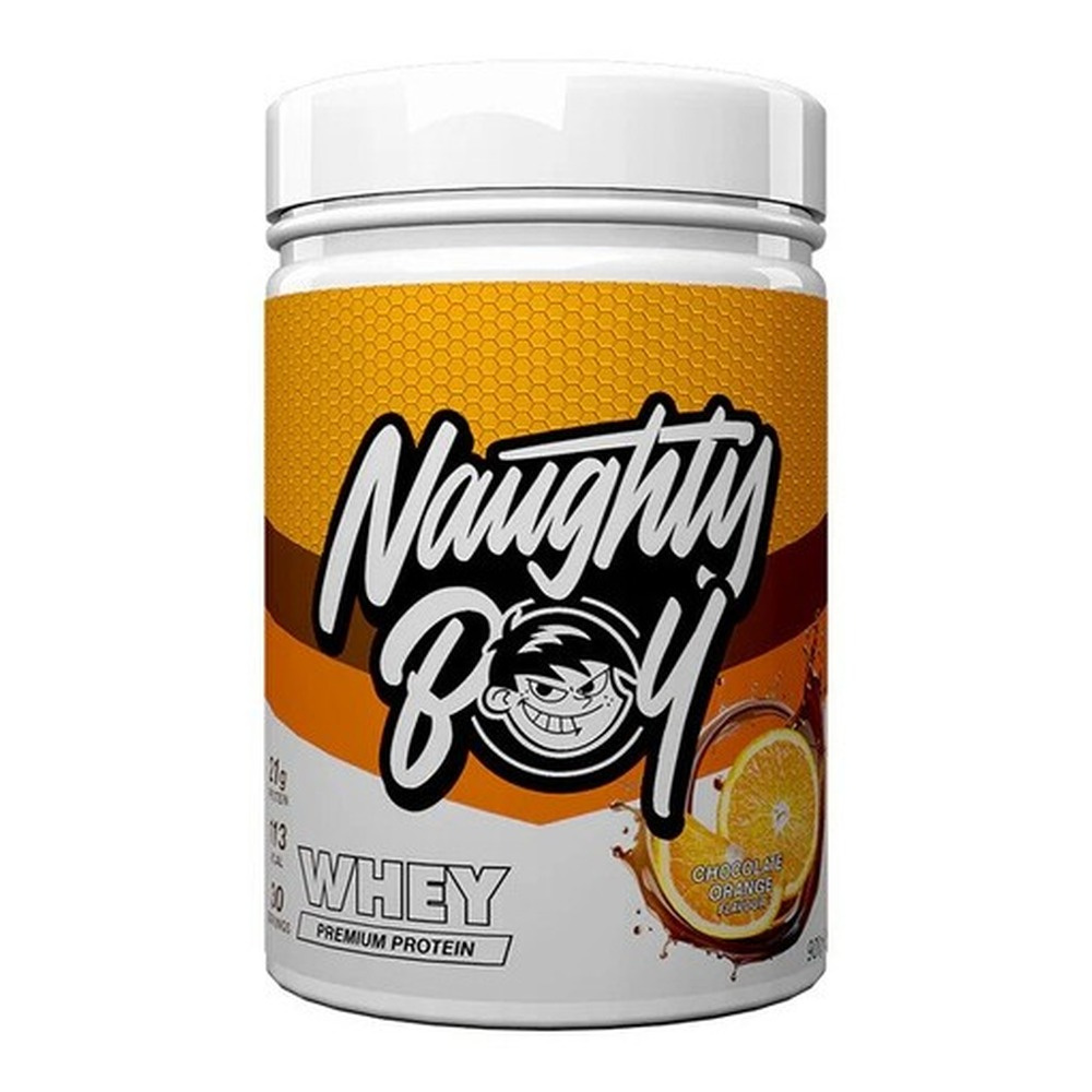 Naughty Boy Advanced Whey Odżywka Białkowa Czekolada Pomarańcza na Wzrost Mięśni 900g