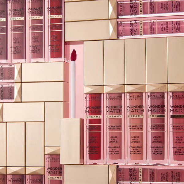 Eveline Wonder Match Matte Liquid Lipstick No. 04 A Mallow Flower 6.8ml