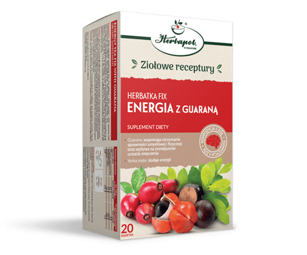 Herbapol Herbatka Fix Energia z Guaraną 20x3g
