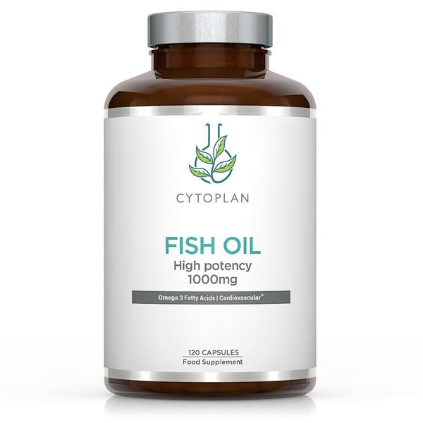 Cytoplan Fish Oil High Potency Omega 3 EPA and DHA 120 Capsules