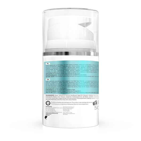 Apis Optima Actively Moisturizing Cream with Dead Sea Minerals and Hyaluronic Acid 30+ for All Skin Types 50ml