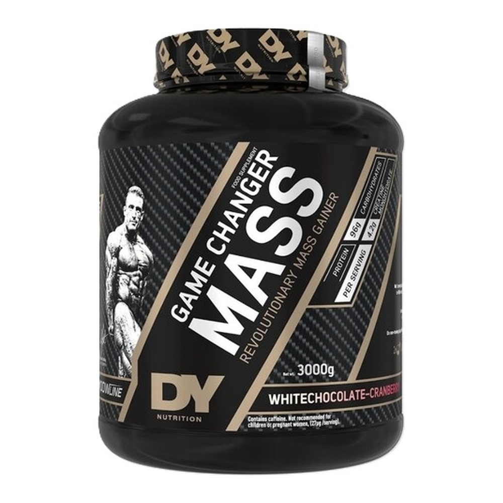 Dorian Yates Game Changer Mass Gainer, Biała czekolada-żurawina 3000g