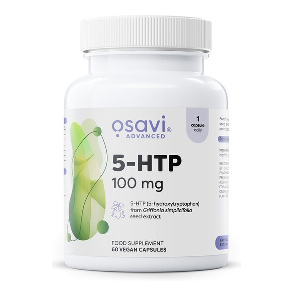 Osavi 5-HTP 100mg Naturalne Wsparcie Nastroju Snu i Równowagi Emocjonalnej 60 kapsułek