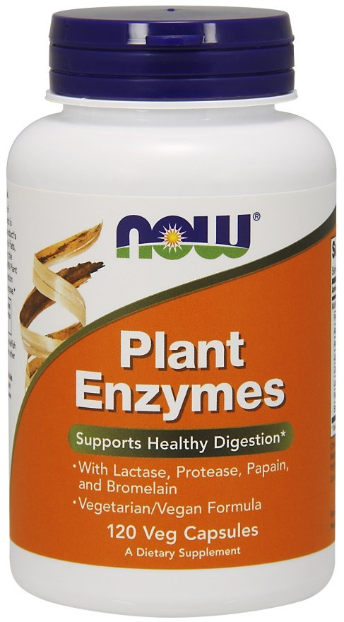 Now Foods Plant Enzymes Digestive Support 120 Capsules