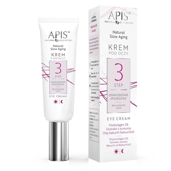 Apis Natural Slow Aging Step 3 Krem pod Oczy Odmładzający Spojrzenie 15ml