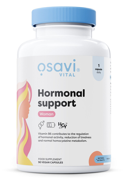 Osavi Hormonal Support Woman 90 wegańskich kapsułek na równowagę hormonalną dla kobiet