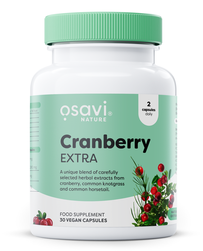 Osavi Cranberry EXTRA 30 vegan caps for urinary tract support