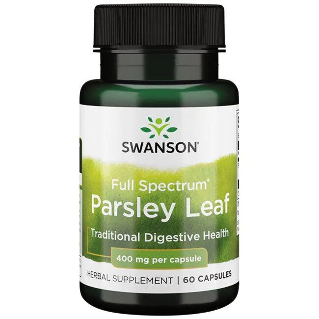 Swanson Full Spectrum Parsley Leaf 400mg 60 Kapsułek