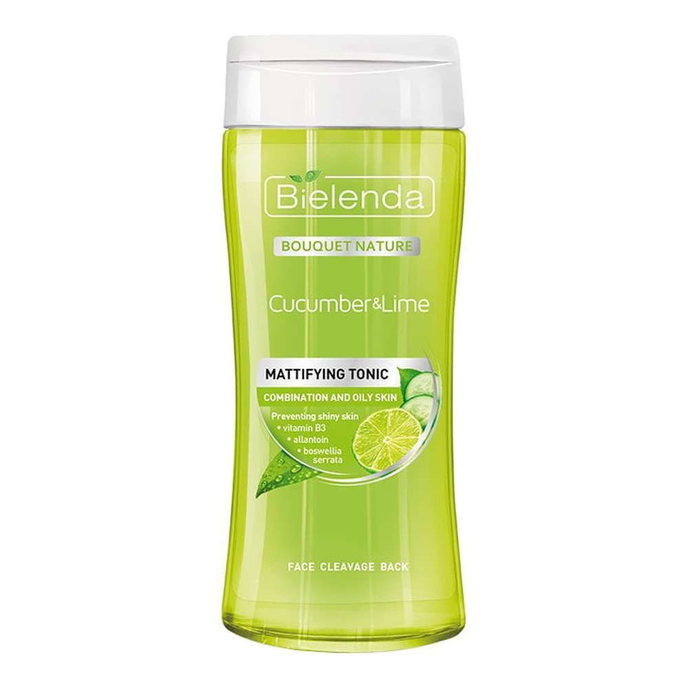 Bielenda Tonik Matujący Ogórek&Limonka Cera Mieszana I Tłusta 200ml