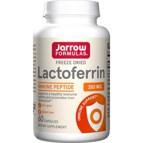 Jarrow Formulas Lactoferrin 250mg for Immune Support and Iron Absorption 60 Caps