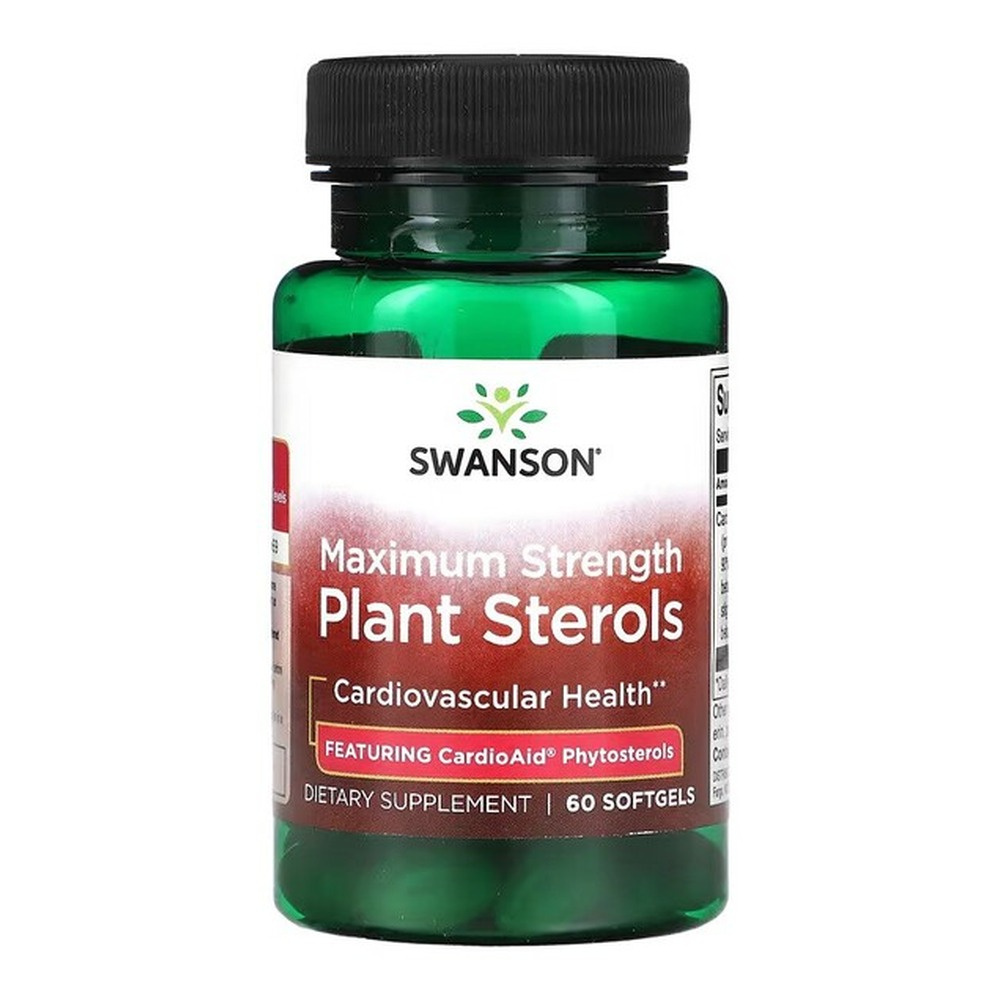 Swanson Maximum Strength Plant Sterols CardioAid 60 Kapsułek