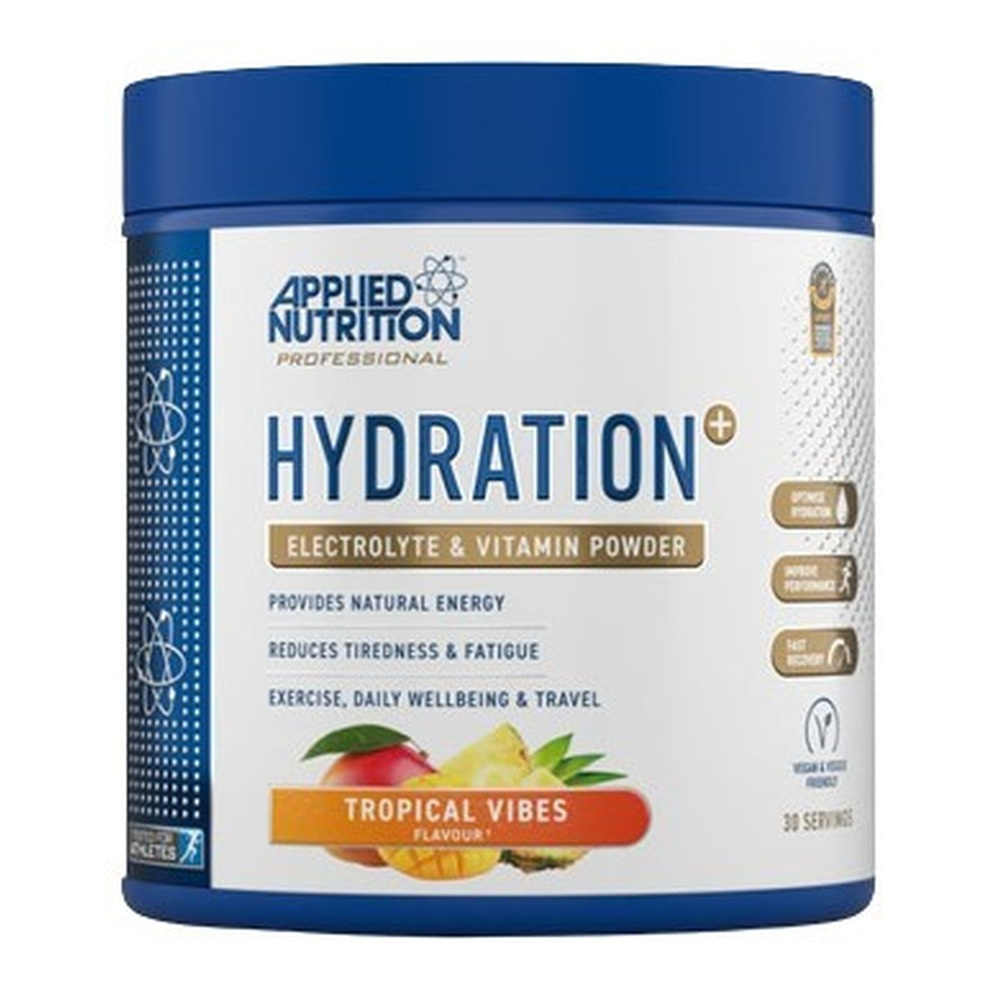 Applied Nutrition Hydration+ Elektrolity, Tropikalny 240g