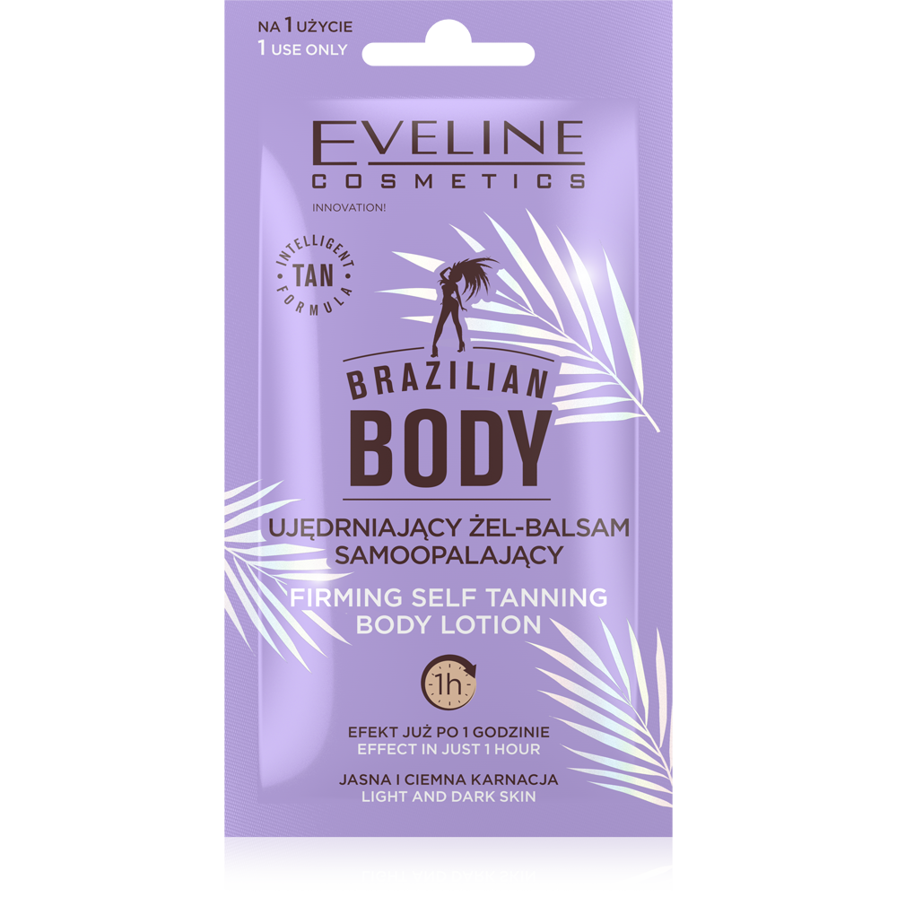 Eveline Brazilian Body Ujędrniający Żel-Balsam Samoopalający 12ml