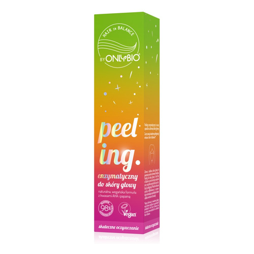 OnlyBio Hair Balance Enzymatyczny Peeling do Skóry Głowy z Kwasami AHA 125ml