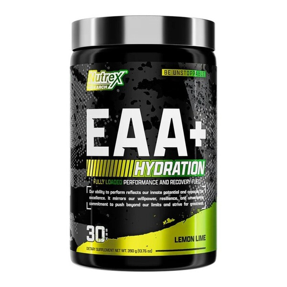Nutrex EAA + Hydration Cytryna Limonka Suplement z Elektrolitami na Nawodnienie i Regenerację 390g