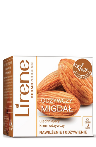 Lirene Dermo Program Odżywczy Migdał Ujędrniający Krem Odżywczy na Dzień i na Noc 50ml