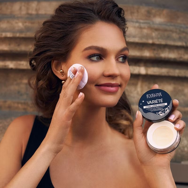 Eveline Variete Hydra Loose Powder Puder Sypki z Efektem Chłodzącym 5g