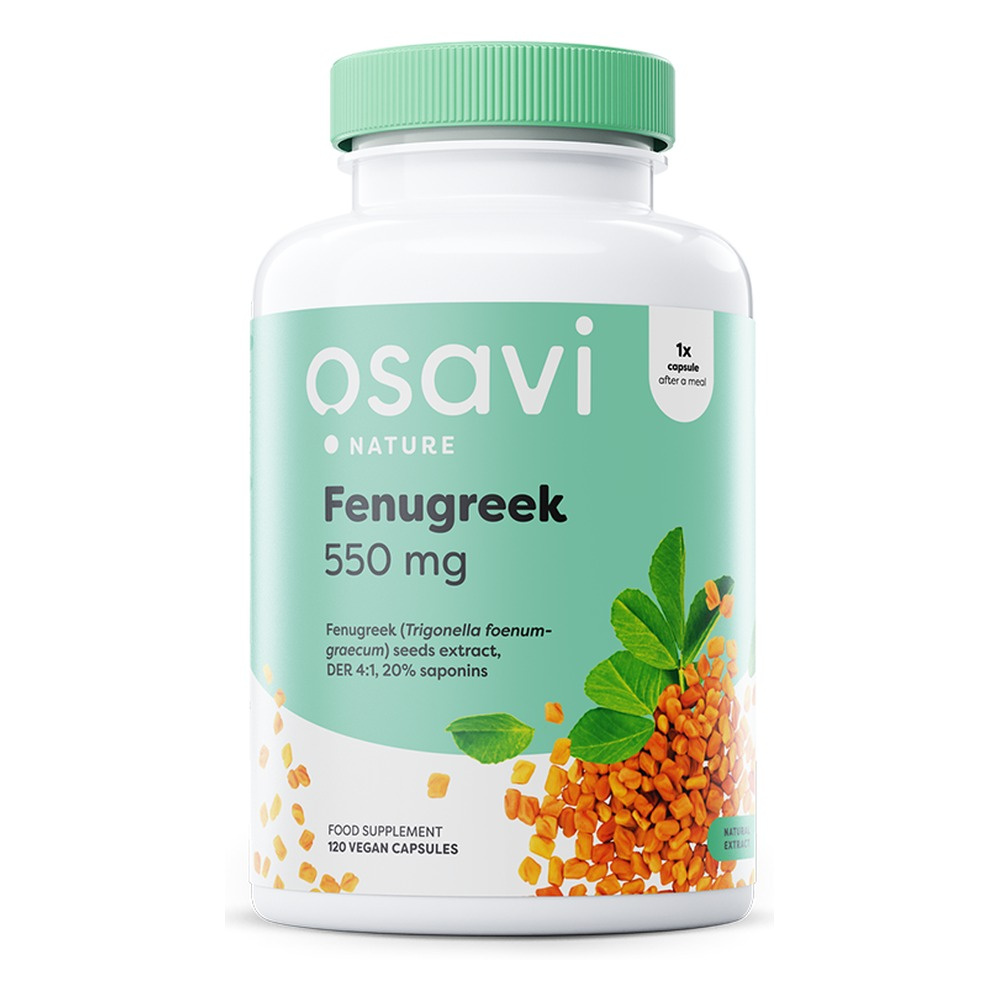 Osavi Fenugreek 550mg Standardised Extract to Support Normal Blood Glucose Levels 120 Vcaps