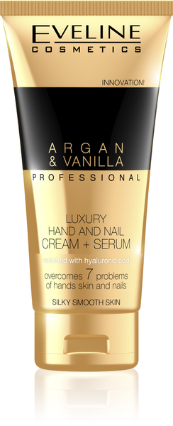 Eveline Argan & Vanilla Luxurious Cream-Serum for Hands and Nails 100ml