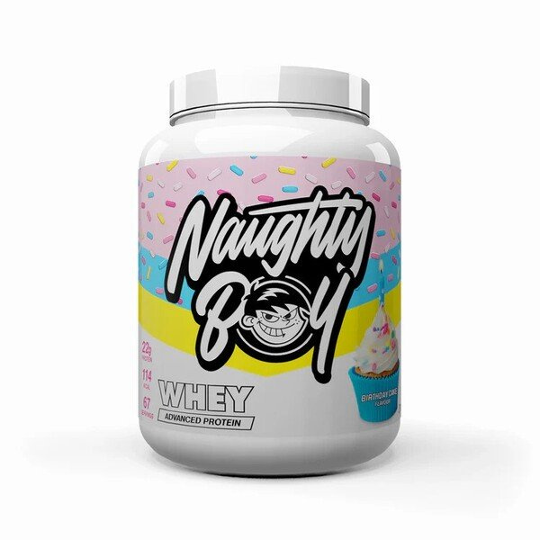 Naughty Boy Advanced Whey Protein Birthday Cake For Muscle Growth 2010g