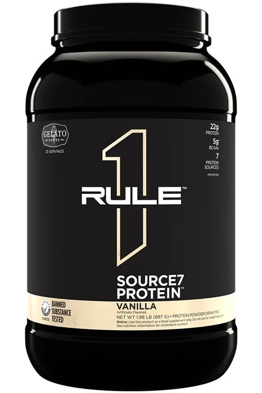 Rule One Source7 Protein, Vanilla Gelato - 897g