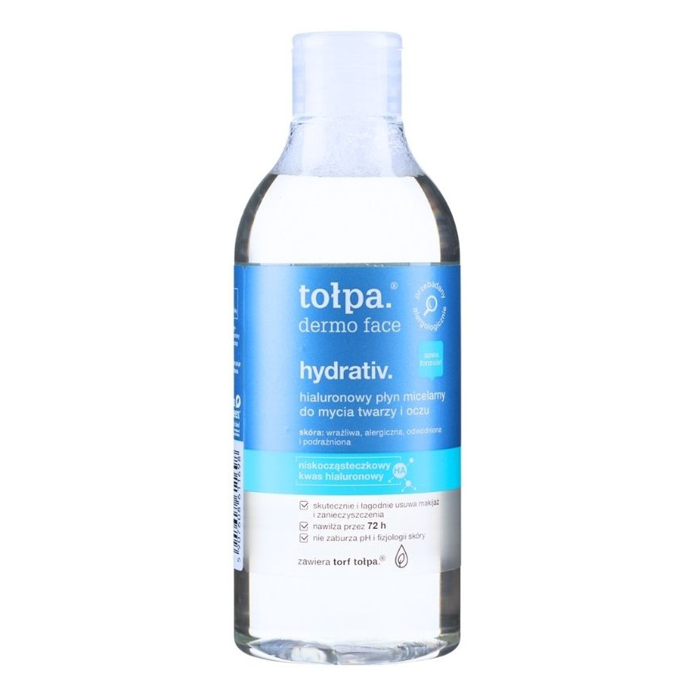 Tolpa Dermo Face Hydrativ Hialuronowy Płyn Micelarny do Twarzy i Oczu 400ml