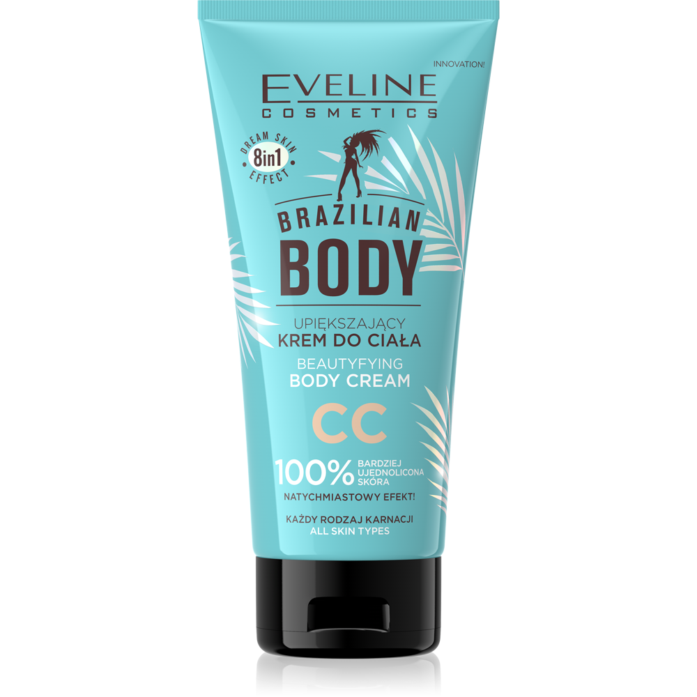 Eveline Brazilian Body Upiększający Krem do Ciała CC dla każdego Rodzaju Skóry 150ml