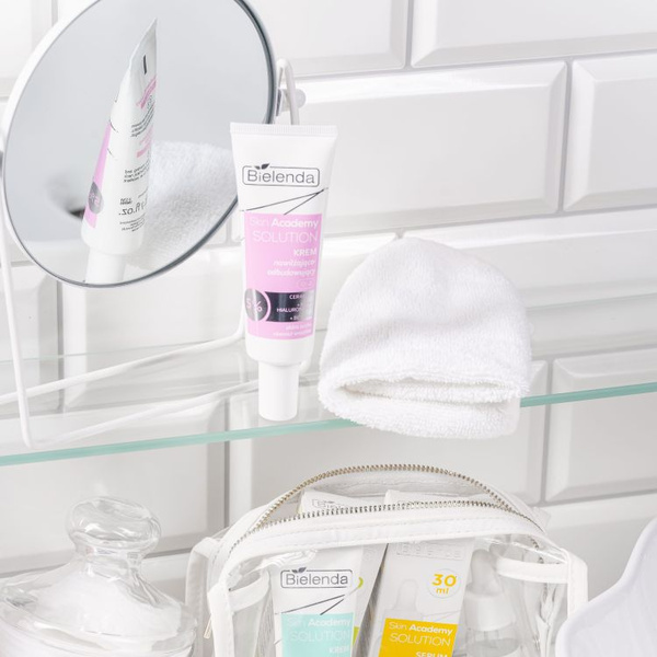 Bielenda Skin Academy Solutions Moisturizing - Regenerating Cream 5% Ceramides with Hyaluronic Acid and Betaine for Dry and Sensitive Skin for Day and Night 50ml