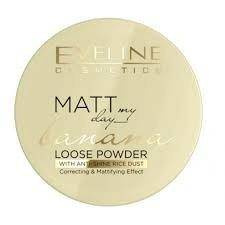 Eveline Cosmetics Loose Powder Face Matt My Day Loose Powder Banana 1pc.