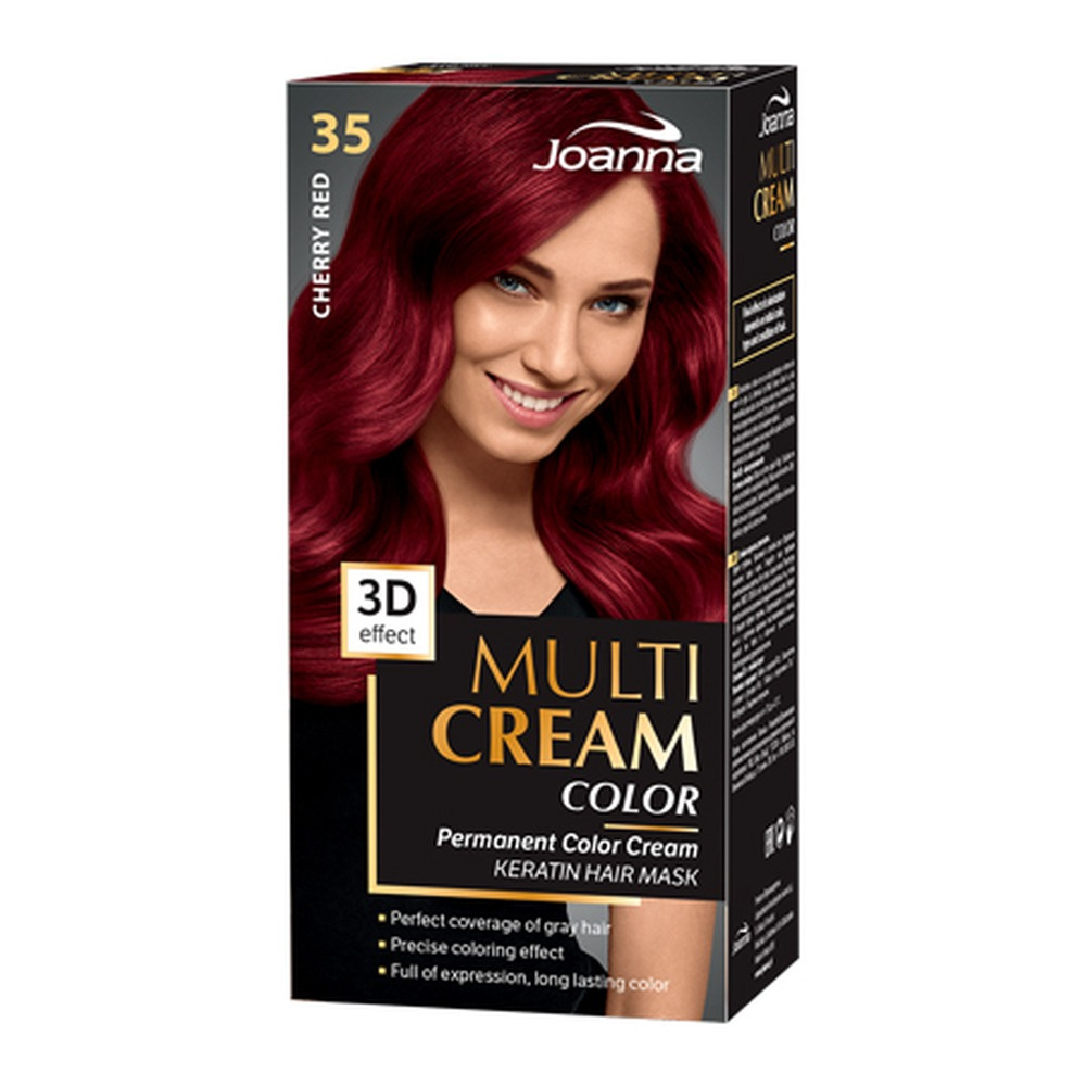 Joanna Multi Cream Color 3D Effect Nr 35 Wiśniowa Czerwień 1 Sztuka