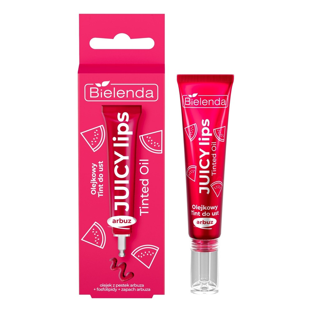 Bielenda Juicy Tint Olejkowy Tint do Ust z Olejkiem z Pestek Arbuza i Fosfolipidów 10g