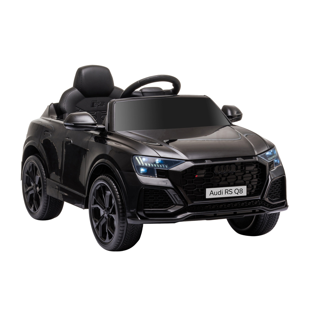 HOMCOM Licensed Audi RS Q8 Electric Ride On Car, with Remote Control, Black