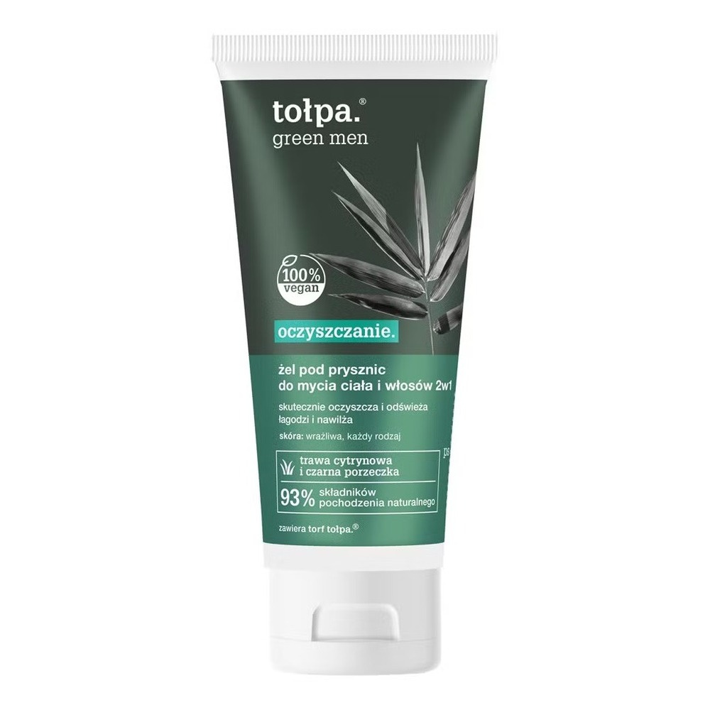 Tolpa Green Men Oczyszczający żel pod prysznic 2w1 do ciała i włosów 200ml