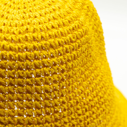 Nomad Sari Floppy Straw Sun Hat - Yellow