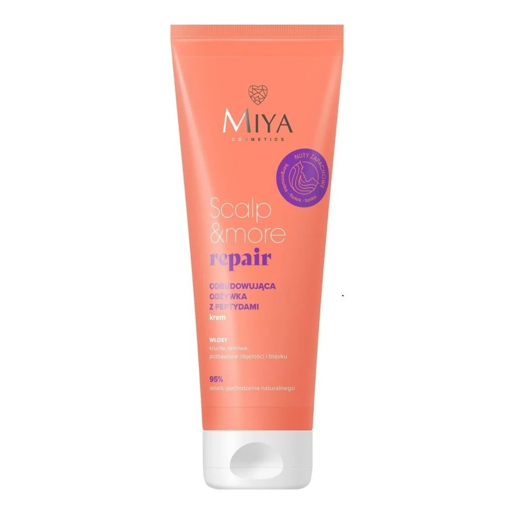 Miya Scalp & More Repair Odbudowująca Odżywka z Peptydami dla Włosów Kruchych i Łamliwych 200ml