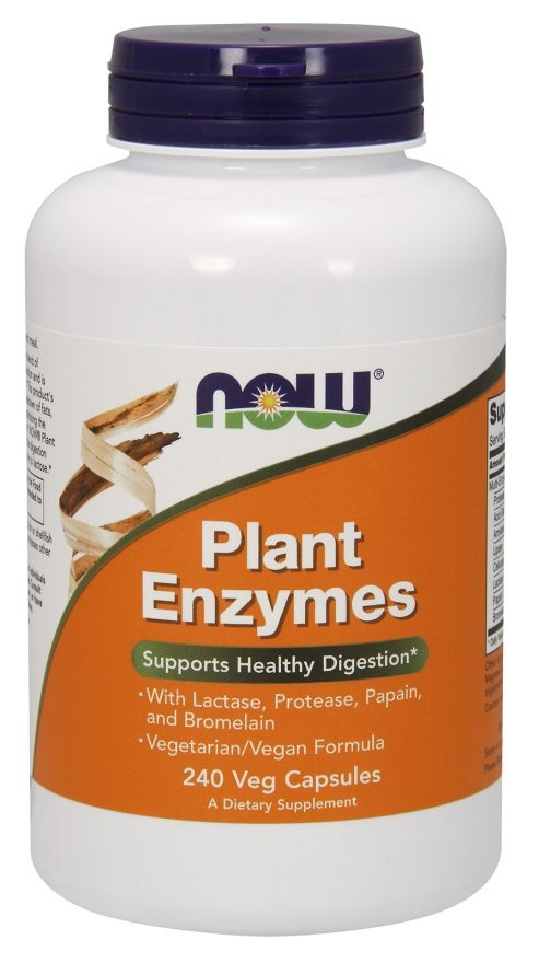 Now Foods Plant Enzymes Digestive Support 240 Capsules