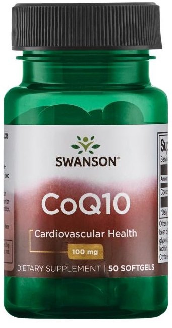 Swanson CoQ10 100mg 50 Softgels