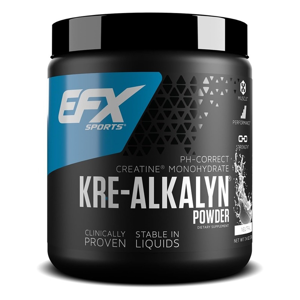EFX Sports Kre-Alkalyn Kreatyna w proszku, Bez smaku 210g