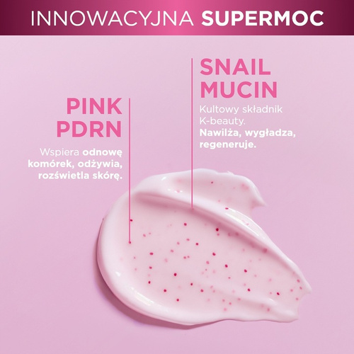 Eveline Pink Snail Krem Nawilżająco-Odżywczy z Śluzem Ślimaka 50ml