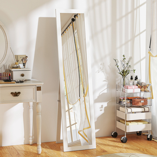 HOMCOM 37 x 157 cm Full Length Mirror - White