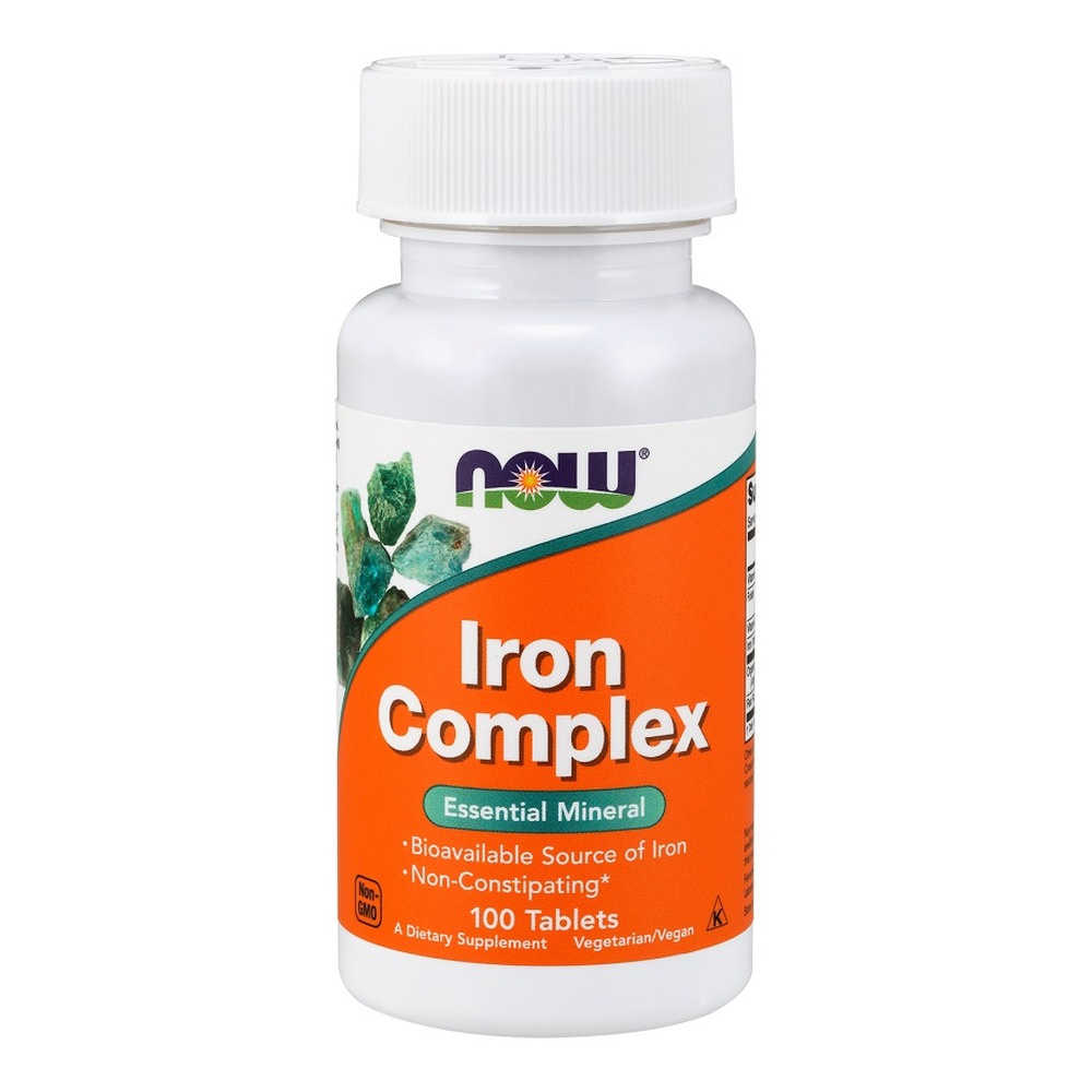 Now Foods Iron Complex 100 Tabletek